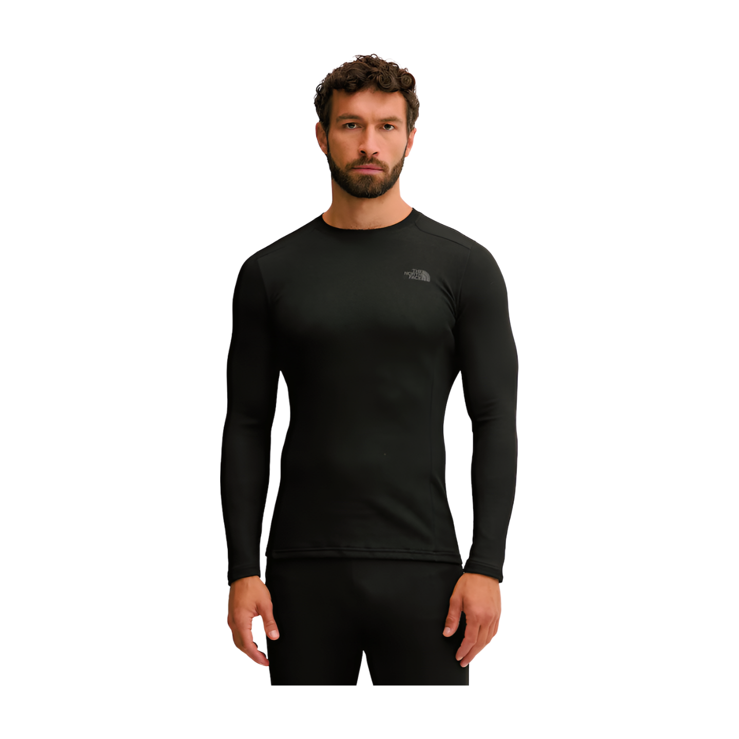 THE NORTH FACE M EASY L/S CREW NECK TNF BLACK