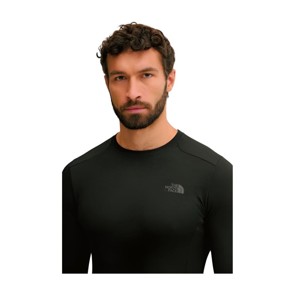 THE NORTH FACE M EASY L/S CREW NECK TNF BLACK