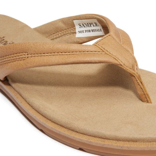 TIMBERLAND - CALISTA BAY THONG SANDAL MEDIUM BEIGE FULL GRAIN
