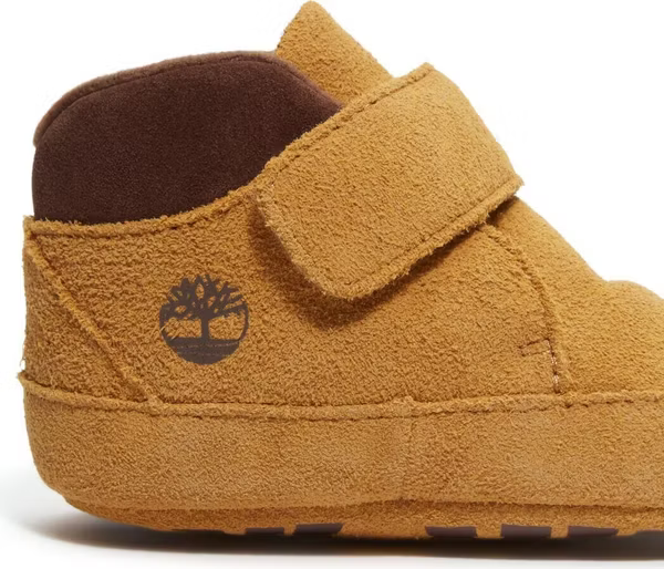 TIMBERLAND - CRIB BOOTIE MID HOOK & LOOP BOOT WHEAT SUEDE