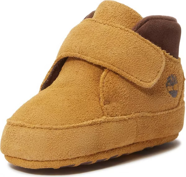 TIMBERLAND - CRIB BOOTIE MID HOOK & LOOP BOOT WHEAT SUEDE