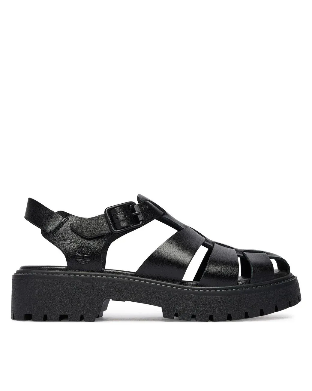 TIMBERLAND -  STONE STREET FISHERMAN SANDAL BLACK FULL GRAIN 