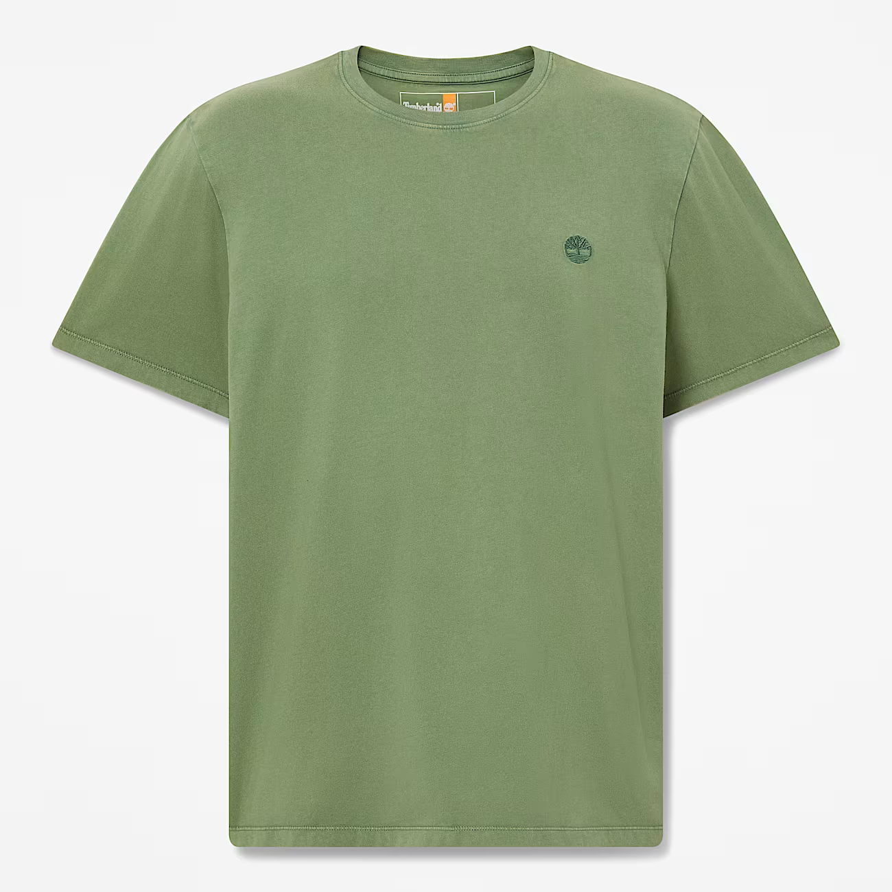 TIMBERLAND - OYSTER RIVER Logo Garment Dyed SS Tee MYRTLE