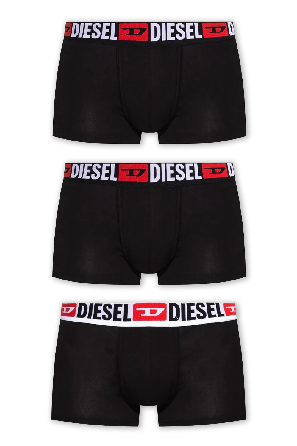 DIESEL UMBX-DAMIENTHREEPACK BOXERS BLA