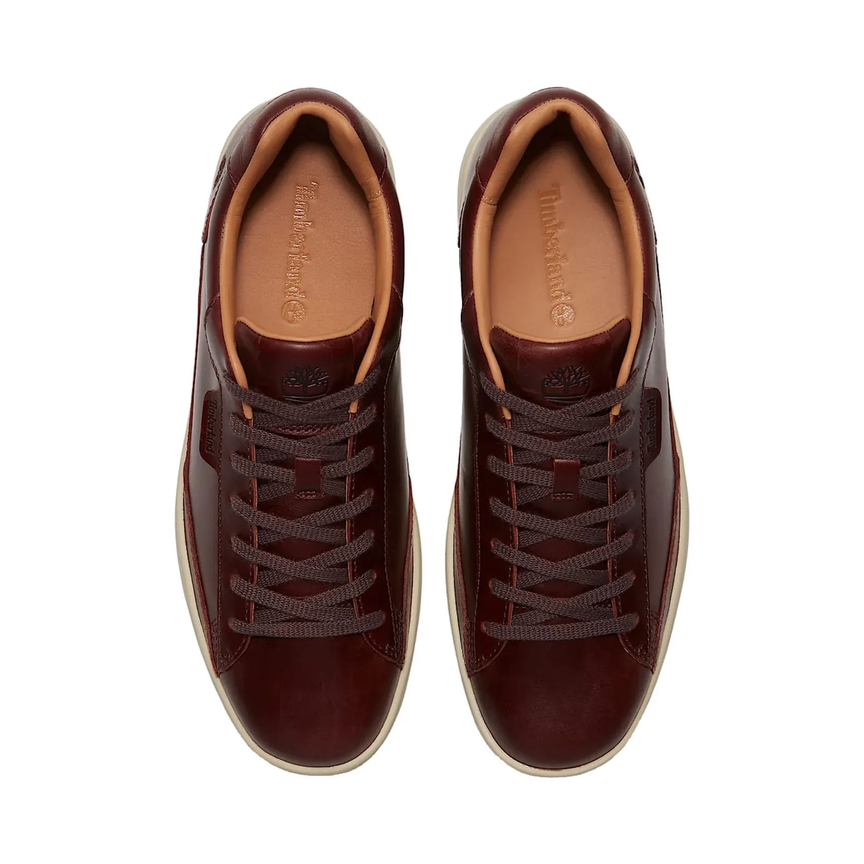 TIMBERLAND - PORTOFINO PIER LOW LACE UP SNEAKER RUST FULL GRAIN 