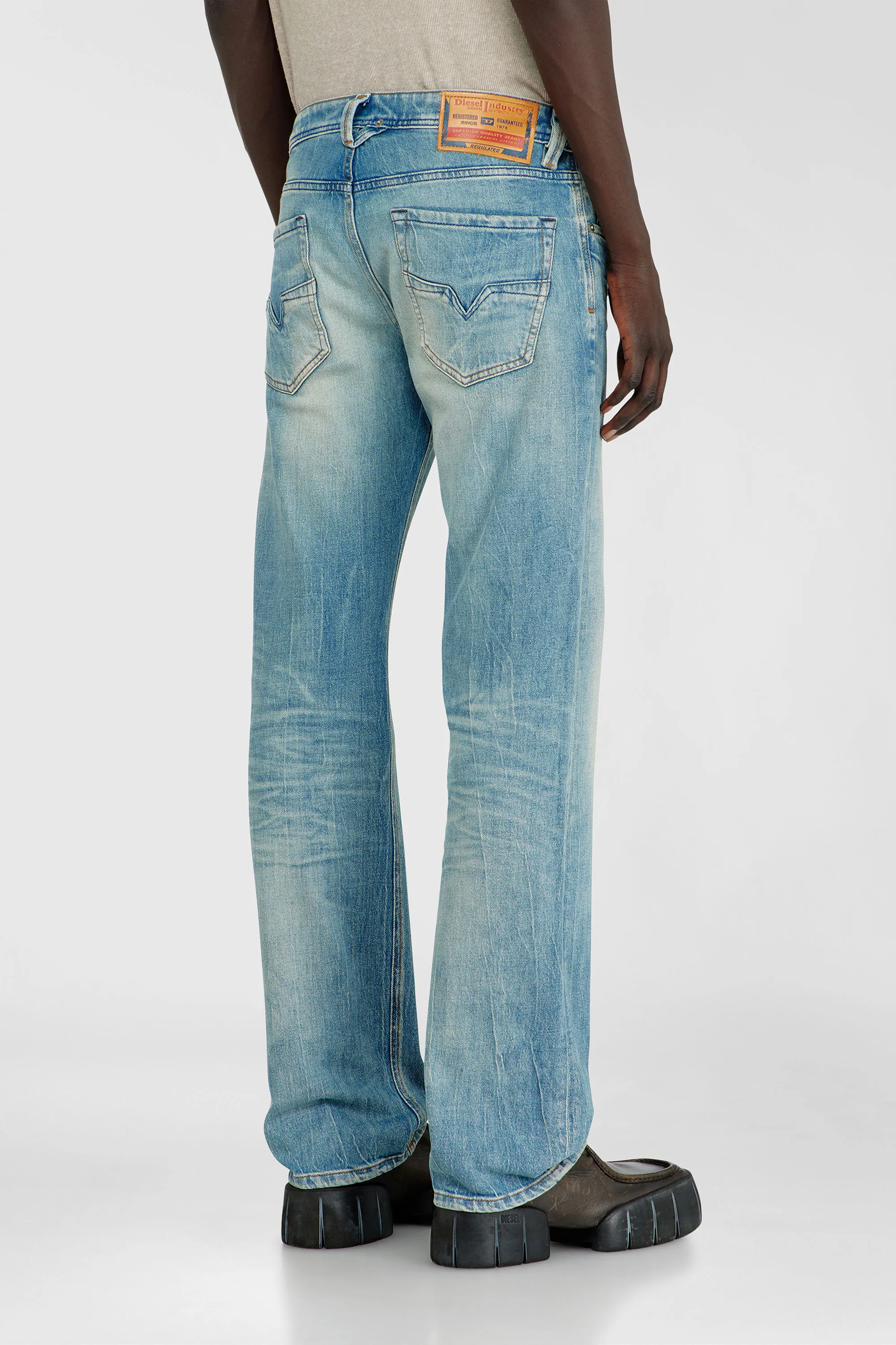 DIESEL - 1985 LARKEE L.30 PANTALONI LIGHT BLUE
