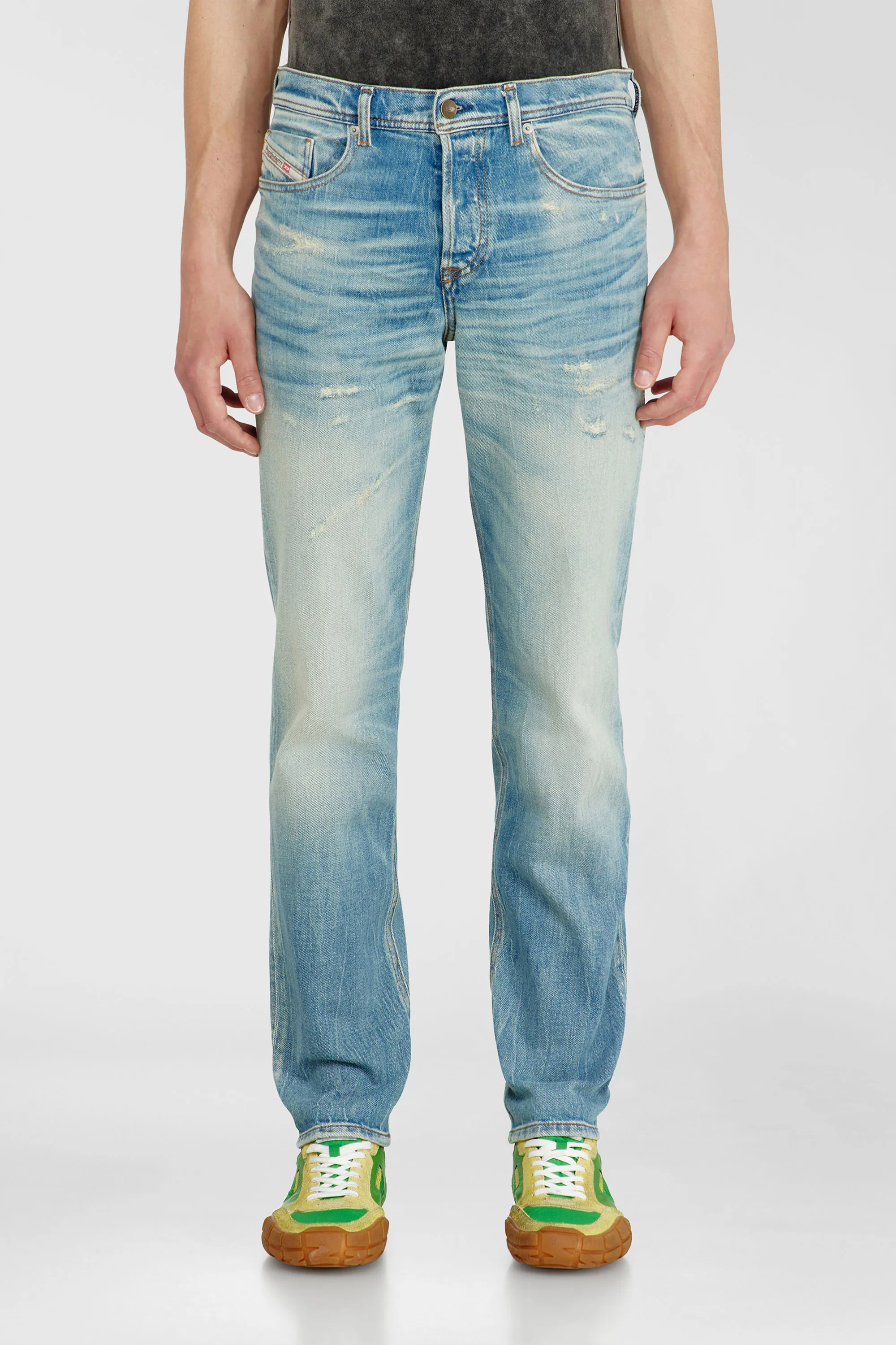 DIESEL - 2023 D-FINITIVE L.30 PANTALONI LIGHT BLUE 