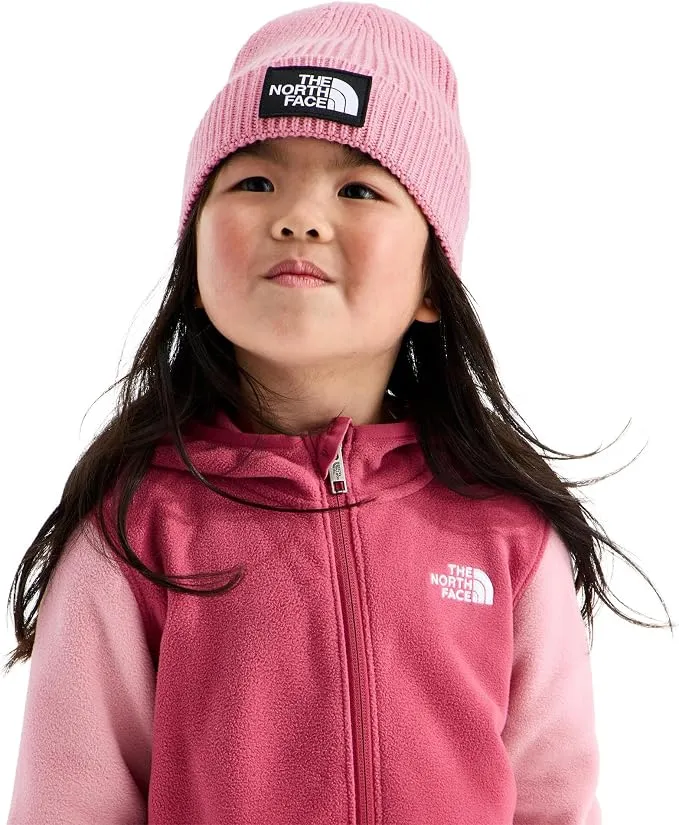 THE NORTH FACE - KIDS TNF LOGO BOX CUFFED BEANIE Primrose