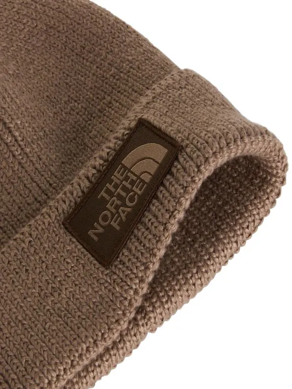 THE NORTH FACE - TNF LOGO BOX CUFFED BEANIE Garnet