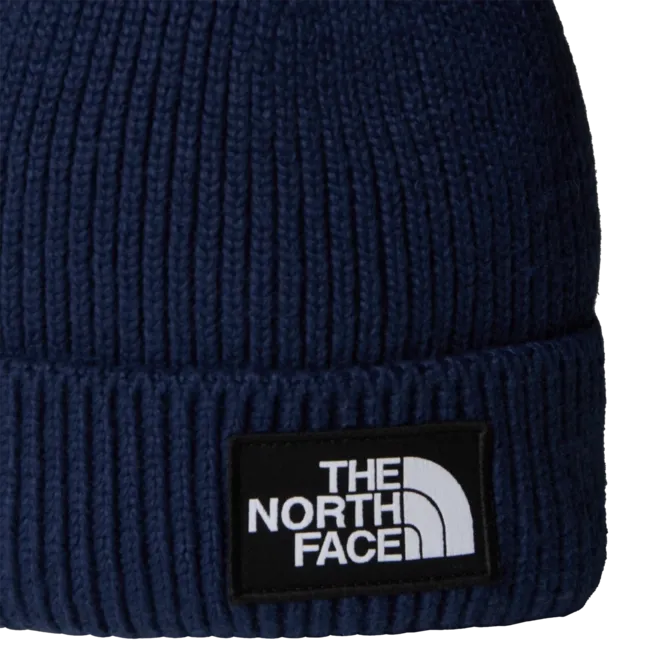 THE NORTH FACE - TNF LOGO BOX CUFFED BEANIE SUMMIT NAVY