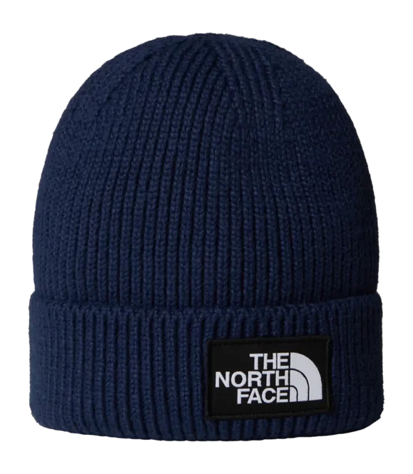 THE NORTH FACE - TNF LOGO BOX CUFFED BEANIE SUMMIT NAVY