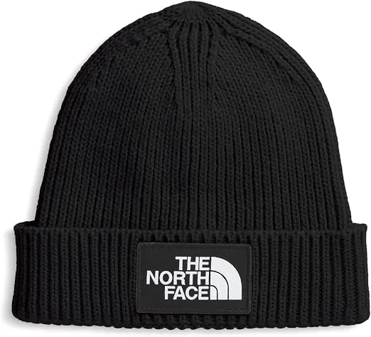 THE NORTH FACE - BABY LOGO BOX BEANIE TNF BLACK