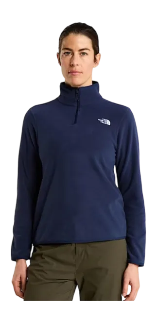 THE NORTH FACE - W GLACIER FLEECE 1/4 ZIP JACKET SUMMIT NAVY