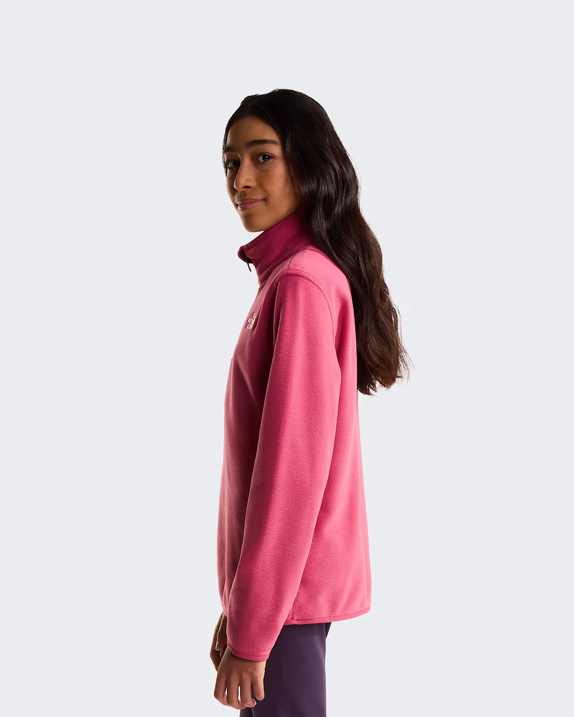 THE NORTH FACE - TEEN GLACIER 1/4 ZIP PULLOVER GLACIER Fermented Clay