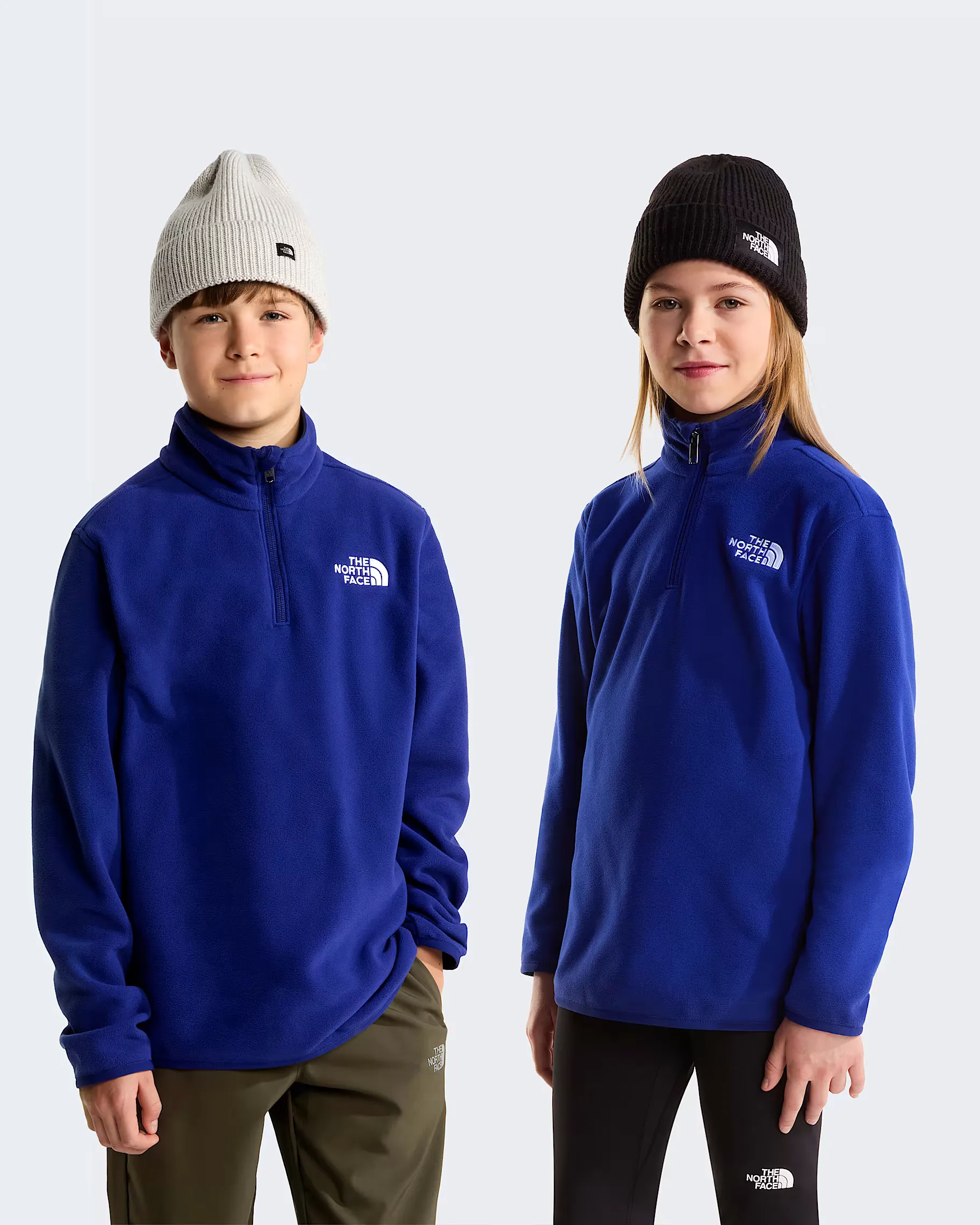 THE NORTH FACE - TEEN GLACIER 1/4 ZIP PULLOVER Bold Blue