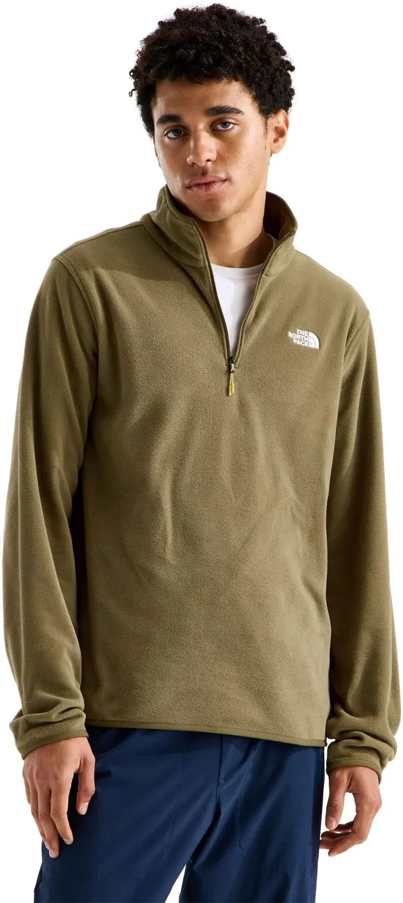 THE NORTH FACE - M GLACIER FLEECE 1/4 ZIP JACKET Caraway Seed
