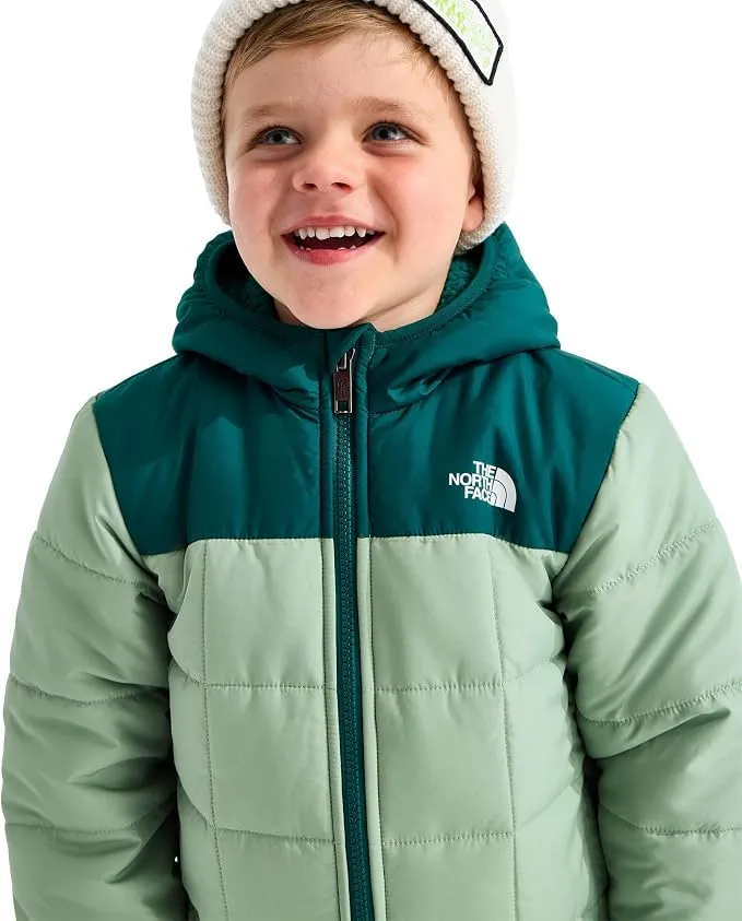 THE NORTH FACE - KID B REVERSIBLE SHASTA F/Z HOODED JACKE SLATE MOSS/PACIFIC TEAL