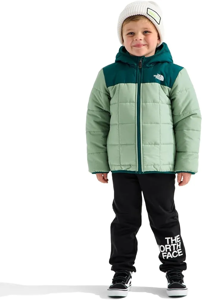 THE NORTH FACE - KID B REVERSIBLE SHASTA F/Z HOODED JACKE SLATE MOSS/PACIFIC TEAL
