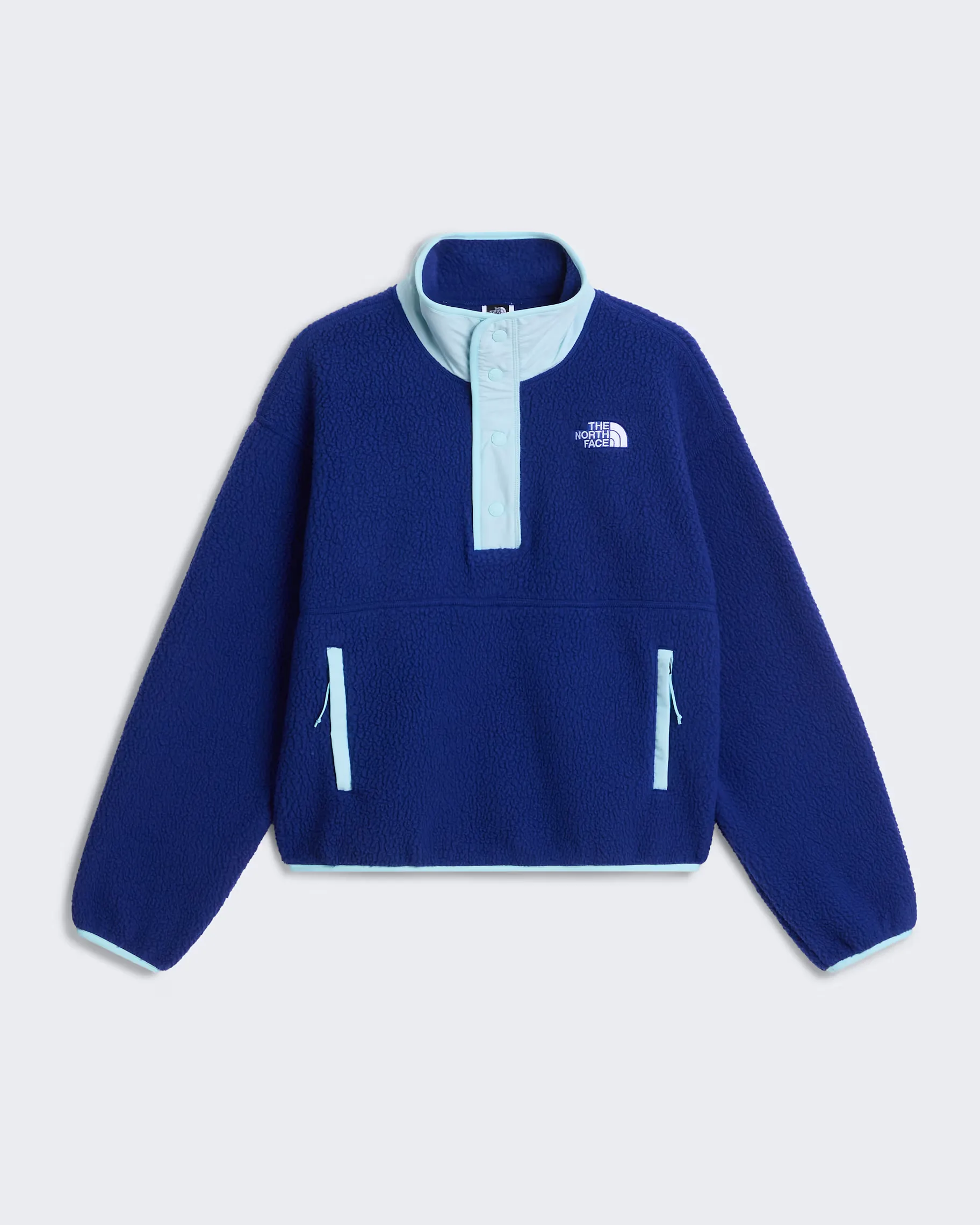 THE NORTH FACE - W CRAGMONT SNAP 1/2 FLEECE JACKET Bold Blue/Glacier