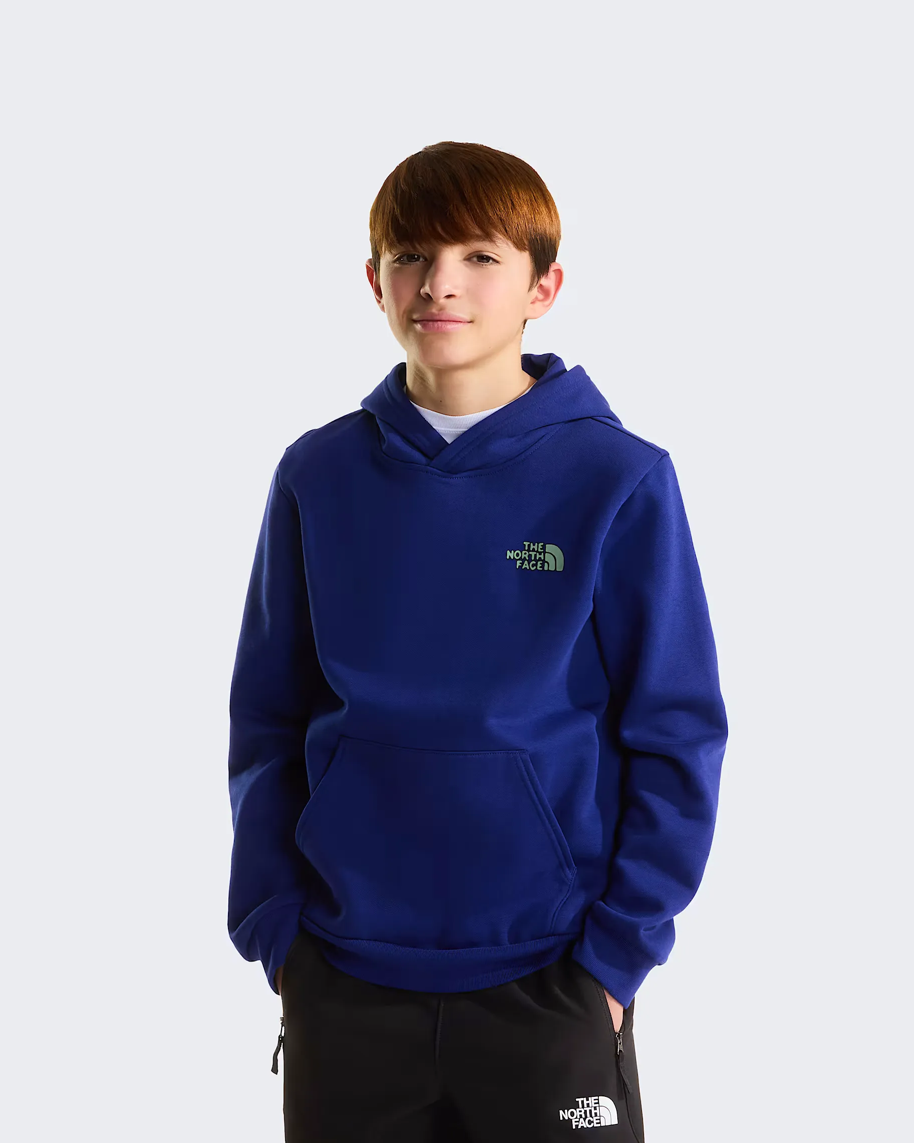 THE NORTH FACE - TEEN B OUTDOOR REGULAR HOODIE - GRAPHIC Bold Blue