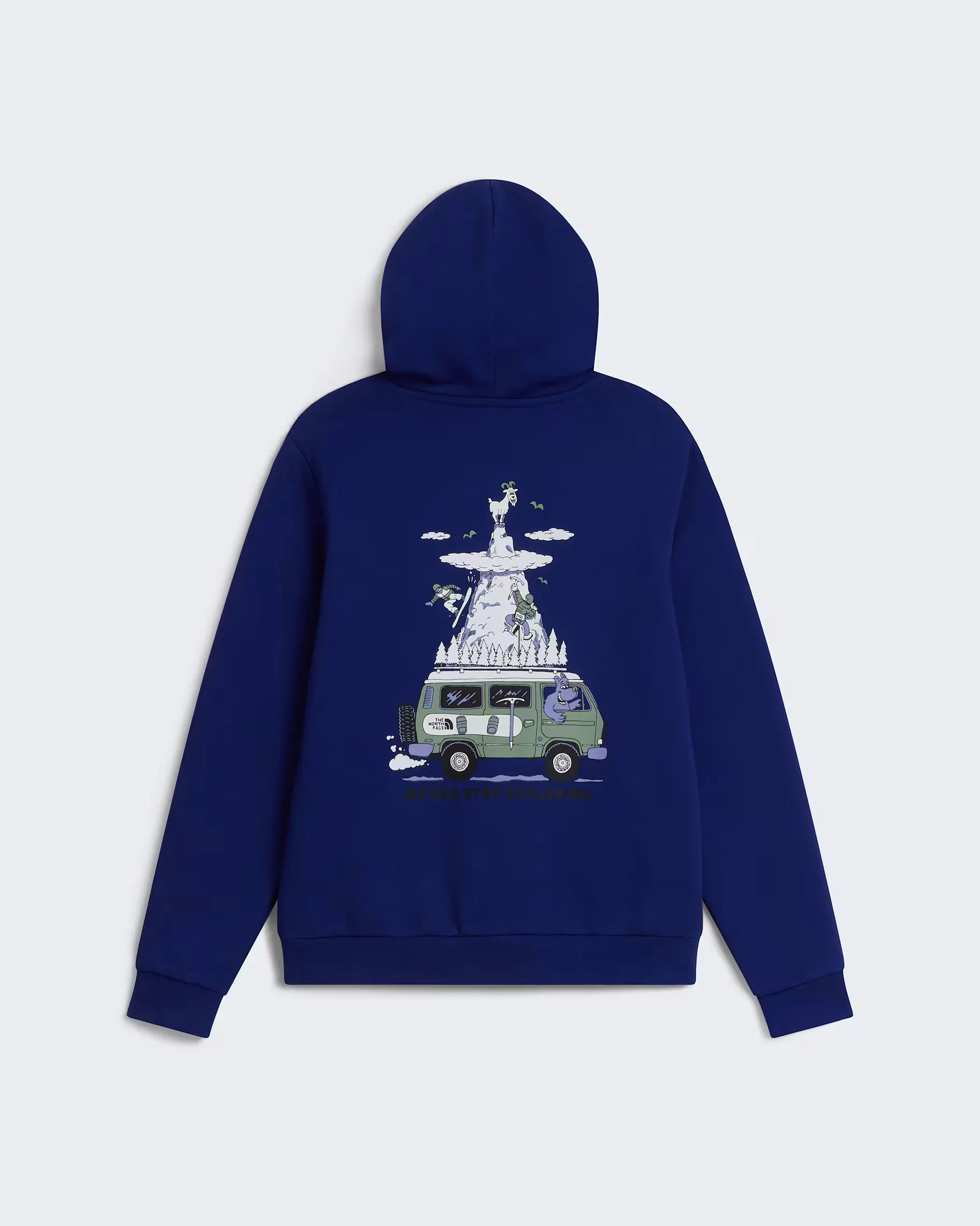 THE NORTH FACE - TEEN B OUTDOOR REGULAR HOODIE - GRAPHIC Bold Blue