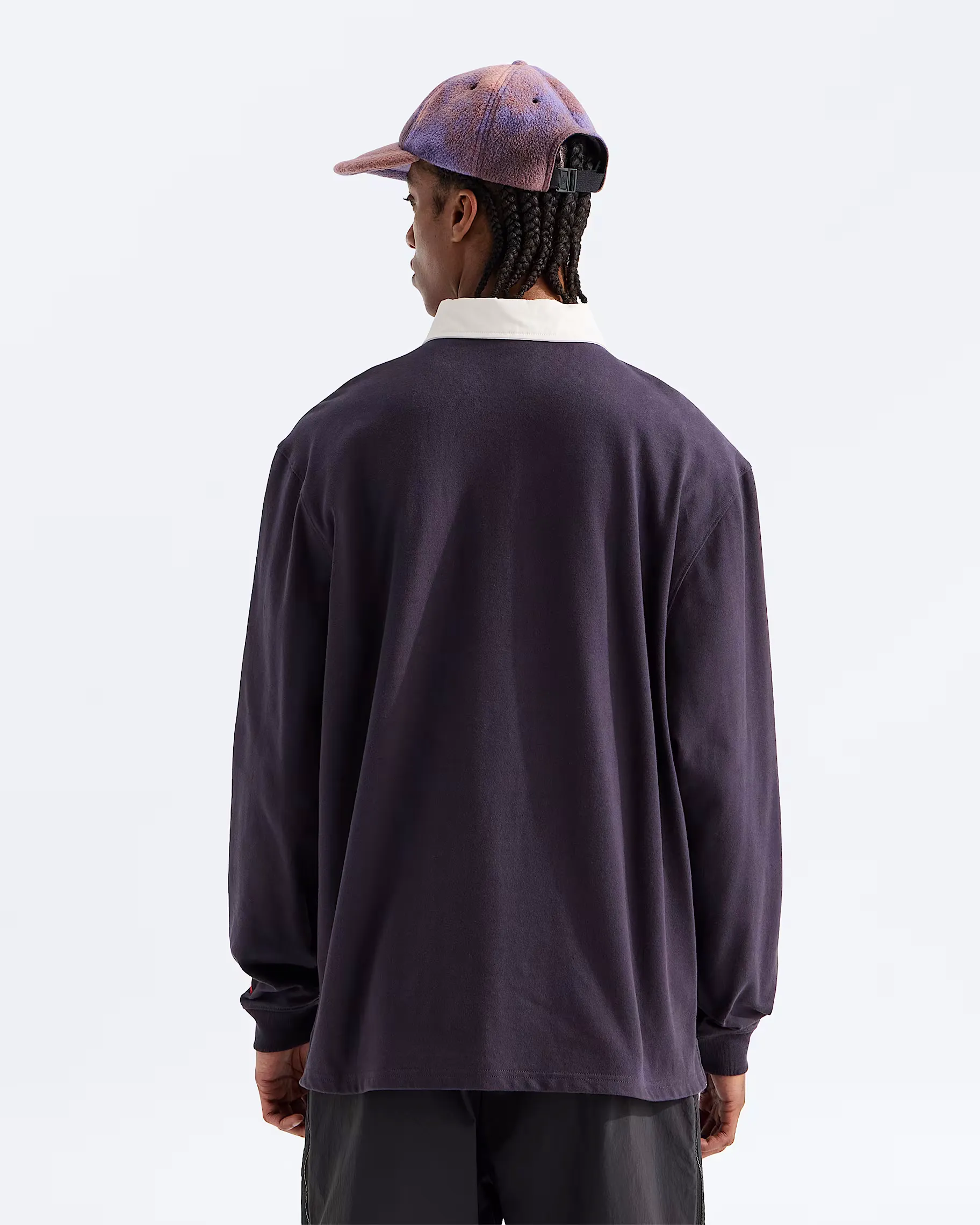 THE NORTH FACE - M TNF Red Box Rugby Shirt OBSIDIAN