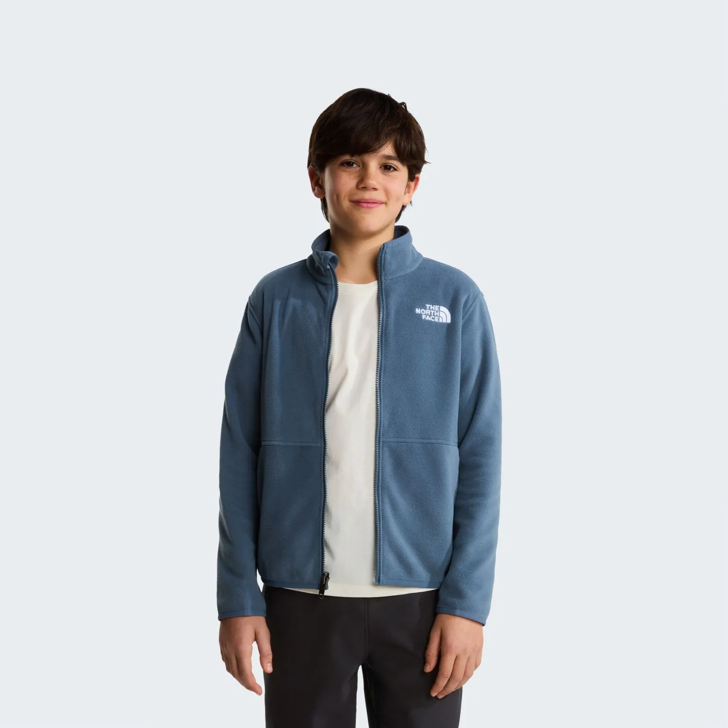 THE NORTH FACE - TEEN GLACIER FZ ZIP IN JACKET GLACIER GRANITE GREY