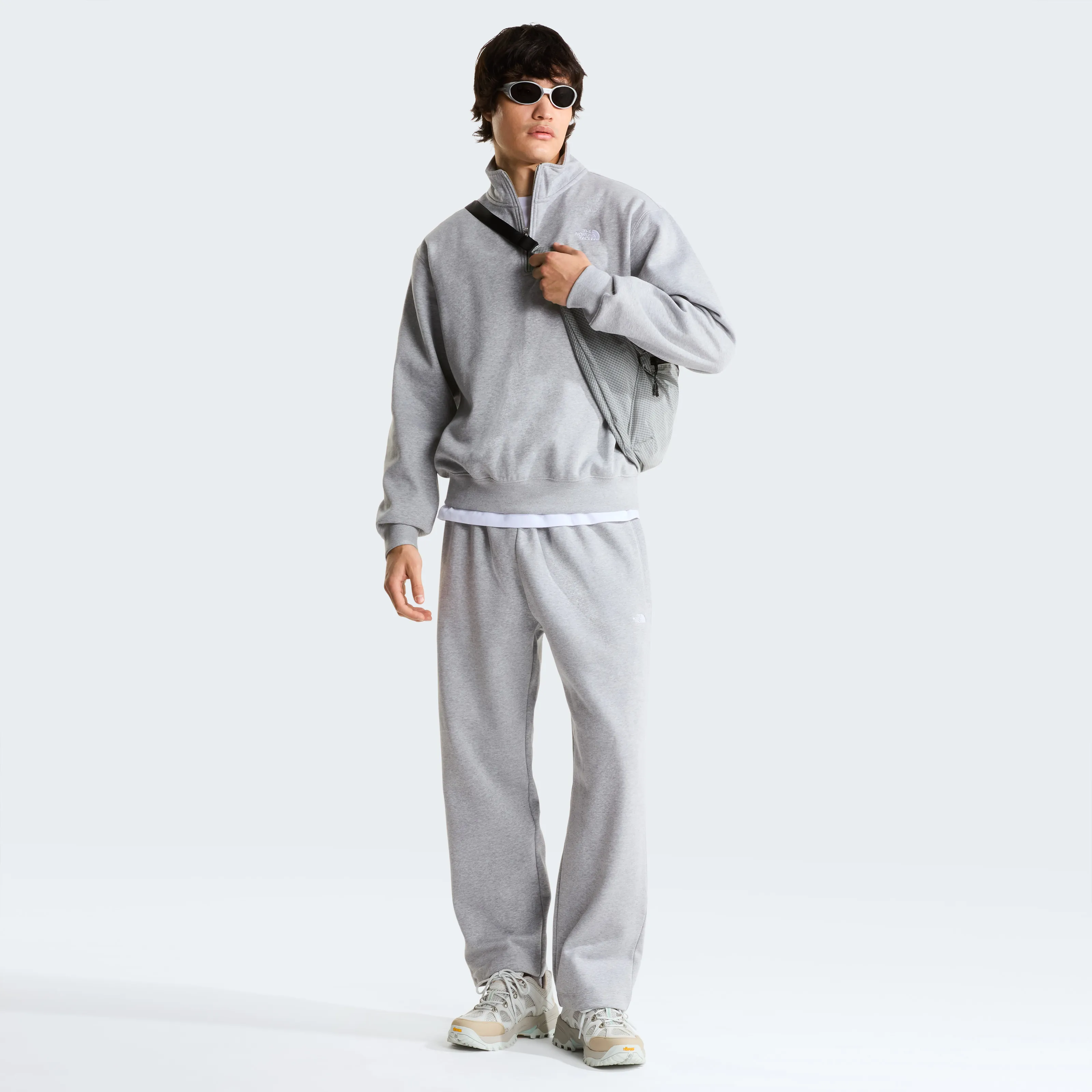 THE NORTH FACE M ESSENTIAL SD RLX OPEN HEM SWEATPANT TNF Pale Grey Heather